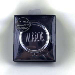 RAE DUNN Black MIRROR Compact